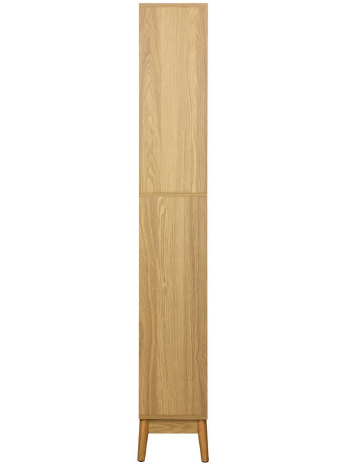 Colonne de rangement salle de bain vintage décor bois Nepal - Kiabi