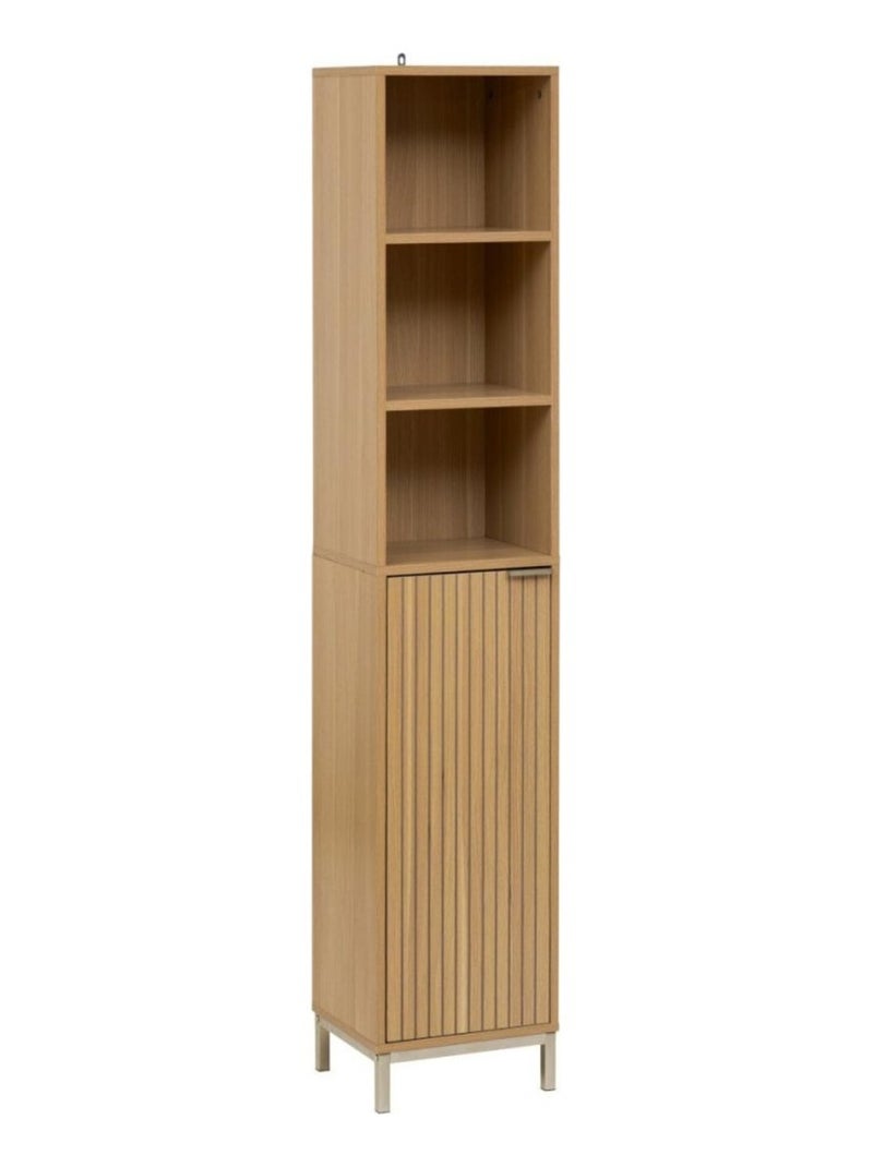Colonne de salle de bain 1 porte Beige - Kiabi