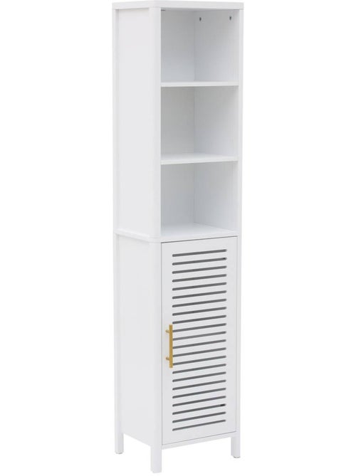 Colonne de salle de bain rectangulaire avec porte OREA - Kiabi