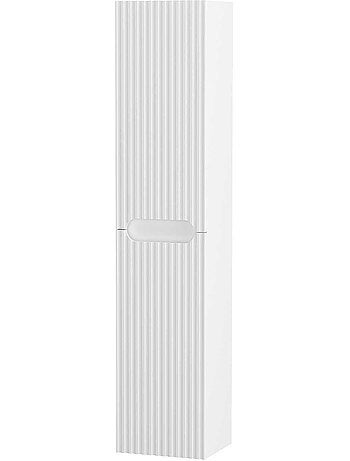 Colonne de salle de bains suspendue texturée et 2 portes