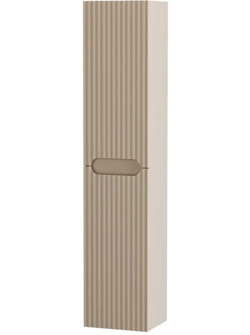 Colonne de salle de bains suspendue texturée et 2 portes - Kiabi Colonne de salle de bains suspendue texturée et 2 portes - Kiabi