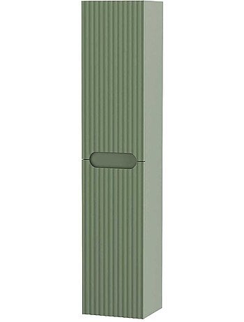 Colonne de salle de bains suspendue texturée et 2 portes
