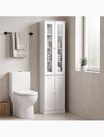 Colonne salle de bain 4 portes 6 niv.