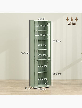 Colonne salle de bain 4 portes 6 niv.