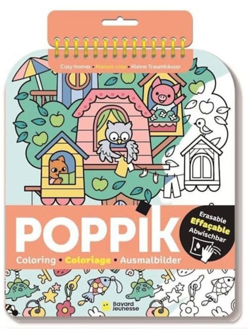 Coloriage magique effaçable - la maison cosy - Kiabi