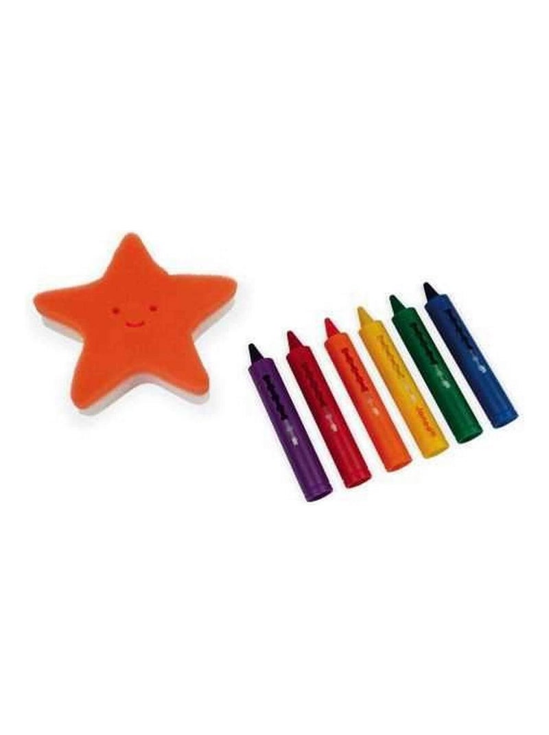 Coloriage Pour Le Bain 6 Crayons N/A - Kiabi