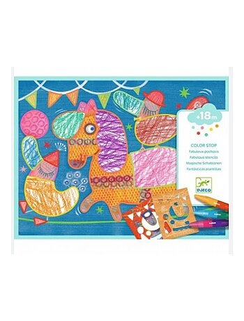 Coloriage pour les petits - funambule et balles - Kiabi