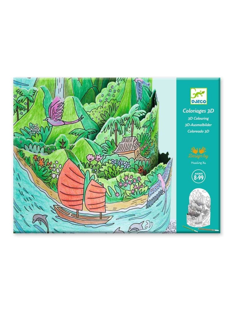 Coloriages 3D Île N/A - Kiabi