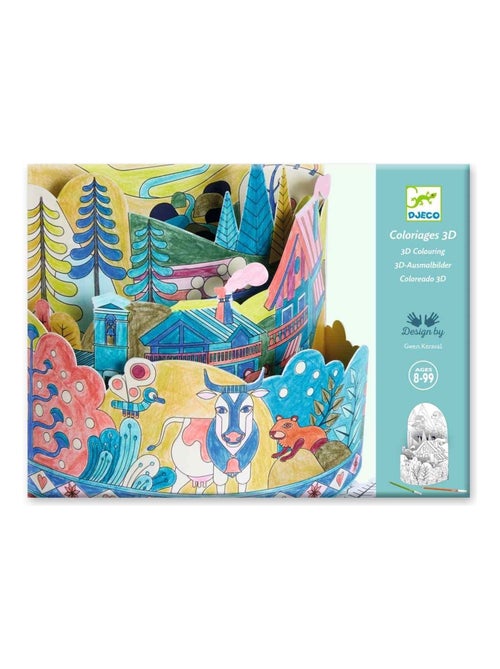 Coloriages 3D Montagnes - Kiabi