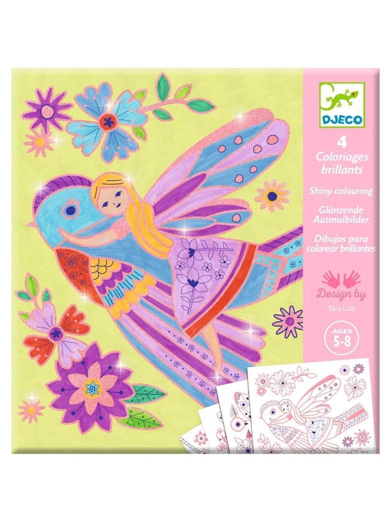 Coloriages brillants Petites ailes N/A - Kiabi
