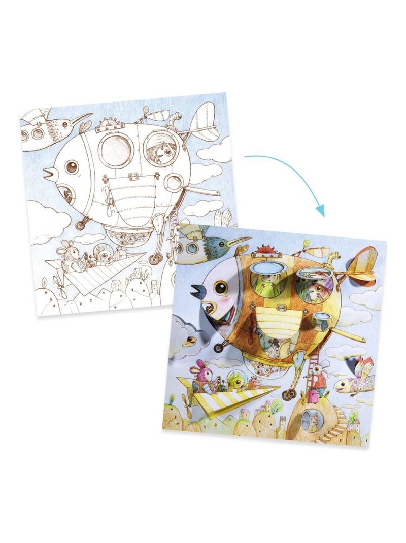 Coloriages Le voyage de Malo N/A - Kiabi