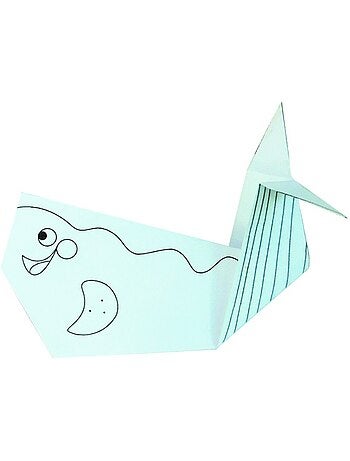 Coloring origami - baleine