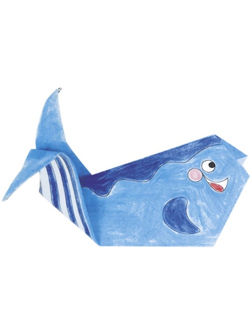 Coloring Origami - Baleine - Kiabi
