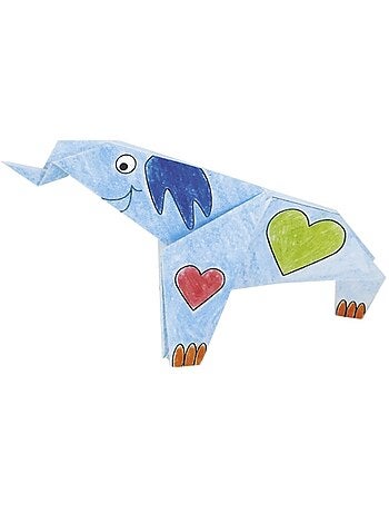 Coloring origami - eléphant