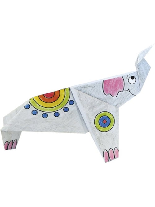 Coloring Origami - Eléphant - Kiabi