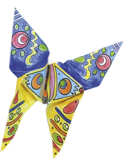 Coloring Origami - Papillon - Kiabi
