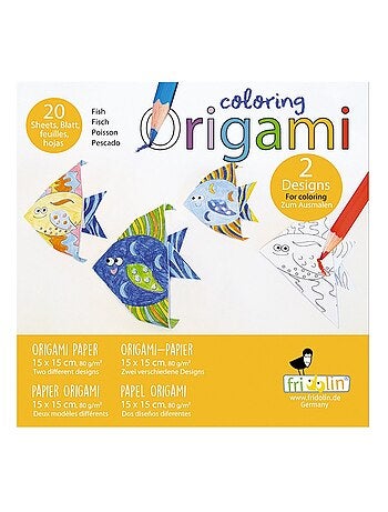 Coloring origami - poisson