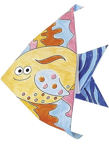 Coloring origami - poisson