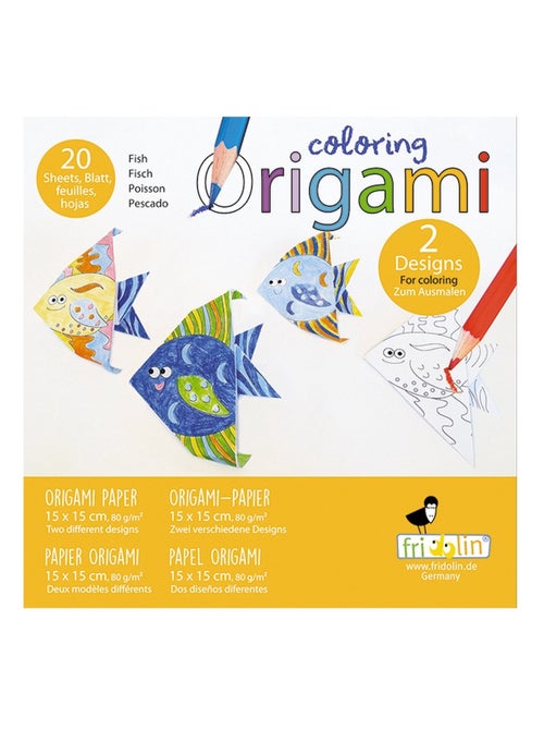 Coloring Origami - Poisson - Kiabi