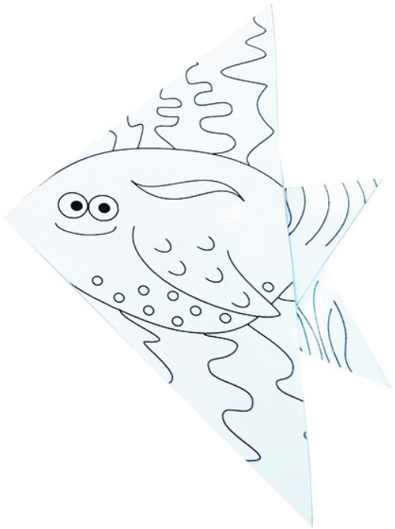 Coloring Origami - Poisson N/A - Kiabi