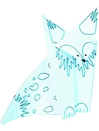 Coloring Origami - Renard