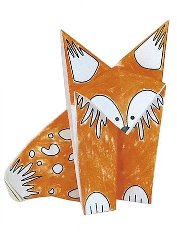 Coloring Origami - Renard