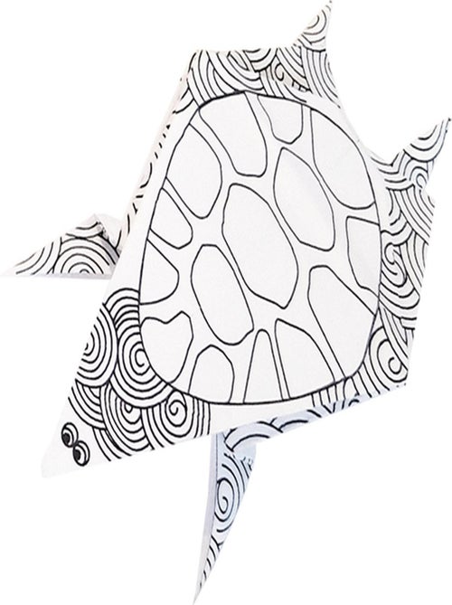 Coloring Origami - Tortue - Kiabi