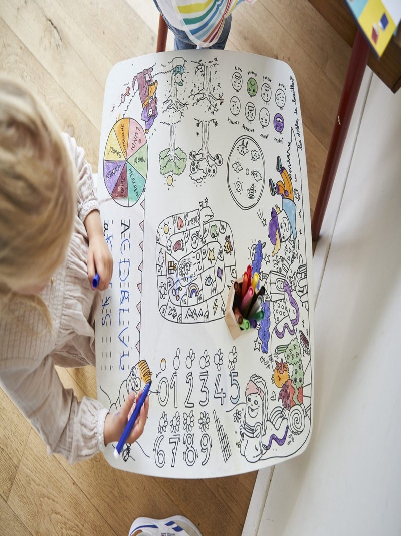 Coloritable L'Atelier des artistes Blanc - Kiabi