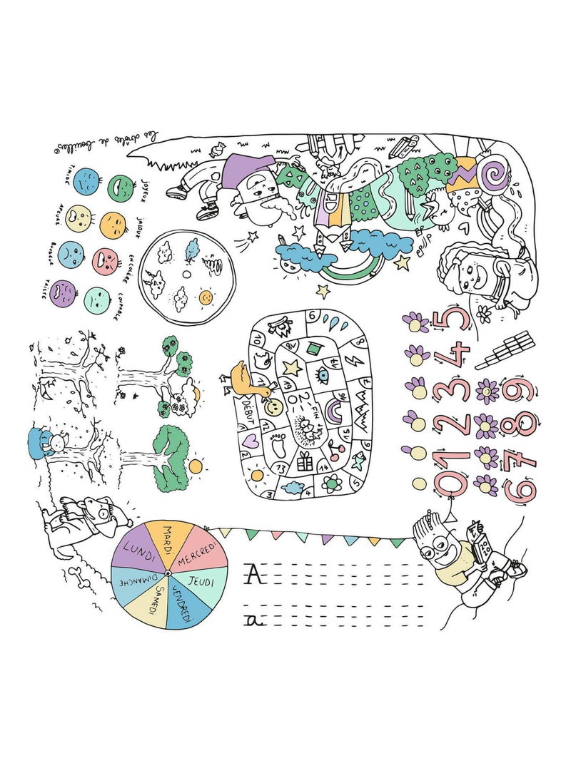 Coloritable L'Atelier des artistes Blanc - Kiabi