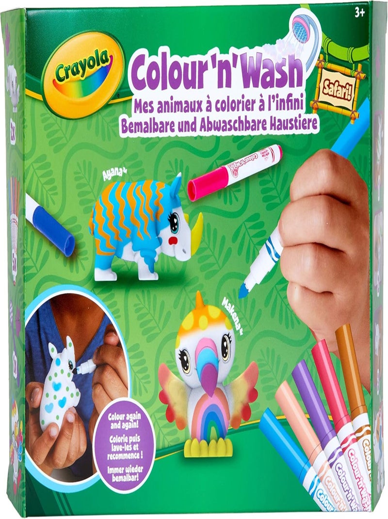 Color'n'wash - Washimals Kit Safari 1 - Crayola N/A - Kiabi