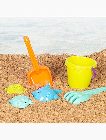 Colour beach cube avec accessoires et moules color beach