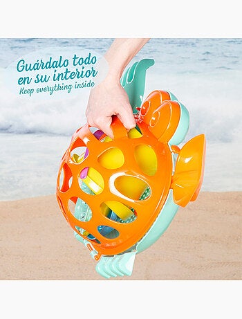 Colour beach cube avec accessoires et moules color beach