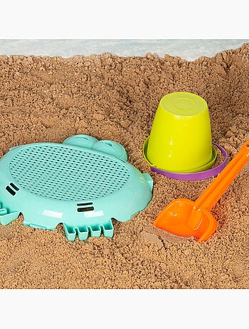 Colour beach cube avec accessoires et moules color beach