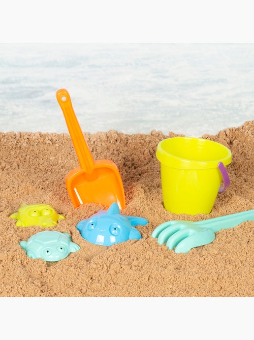 Colour beach cube avec accessoires et moules color beach - Kiabi