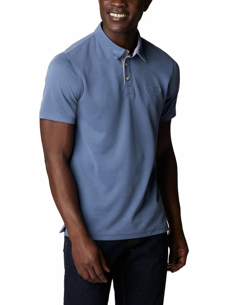 Columbia - Polo NELSON POINT Bleu - Kiabi