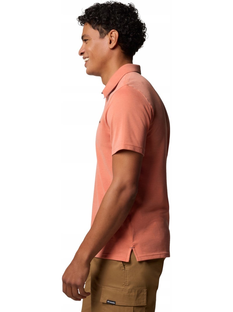 Columbia - Polo NELSON POINT Orange - Kiabi
