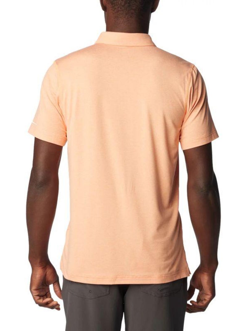 Columbia - Polo TECH TRAIL Orange - Kiabi