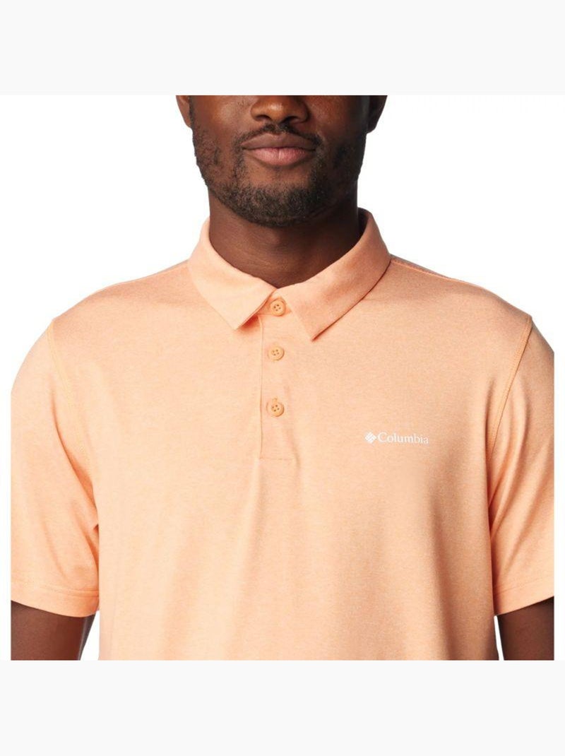 Columbia - Polo TECH TRAIL Orange - Kiabi