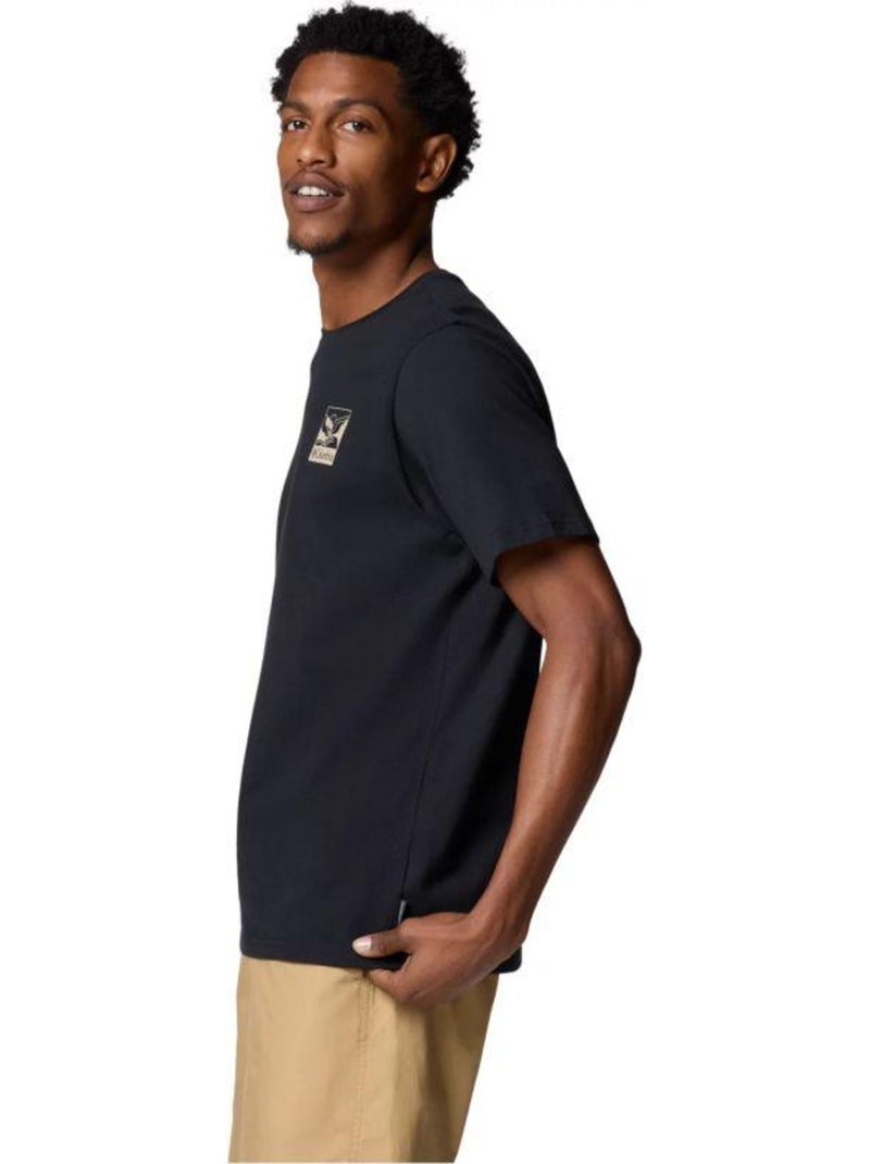Columbia - T-shirt manches courtes motif/style imprimé au dos EXPLORERS CANYON Noir - Kiabi