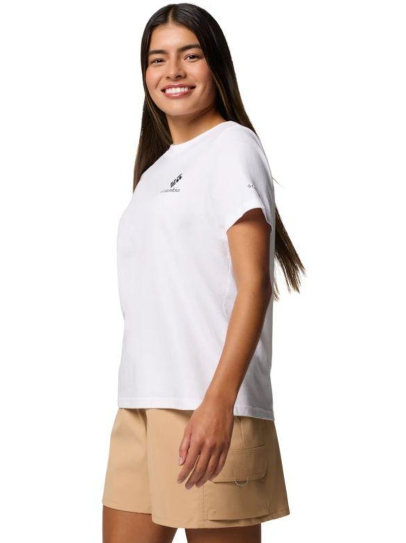 Columbia - T-shirt motif/style graphique ROLLING BEND Blanc - Kiabi