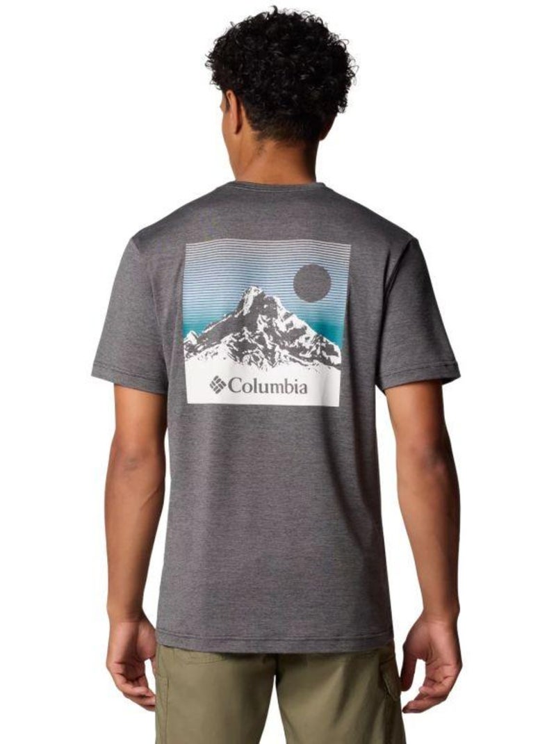 Columbia - T-shirt motif/style imprimé au dos KWICK HIKE Noir - Kiabi