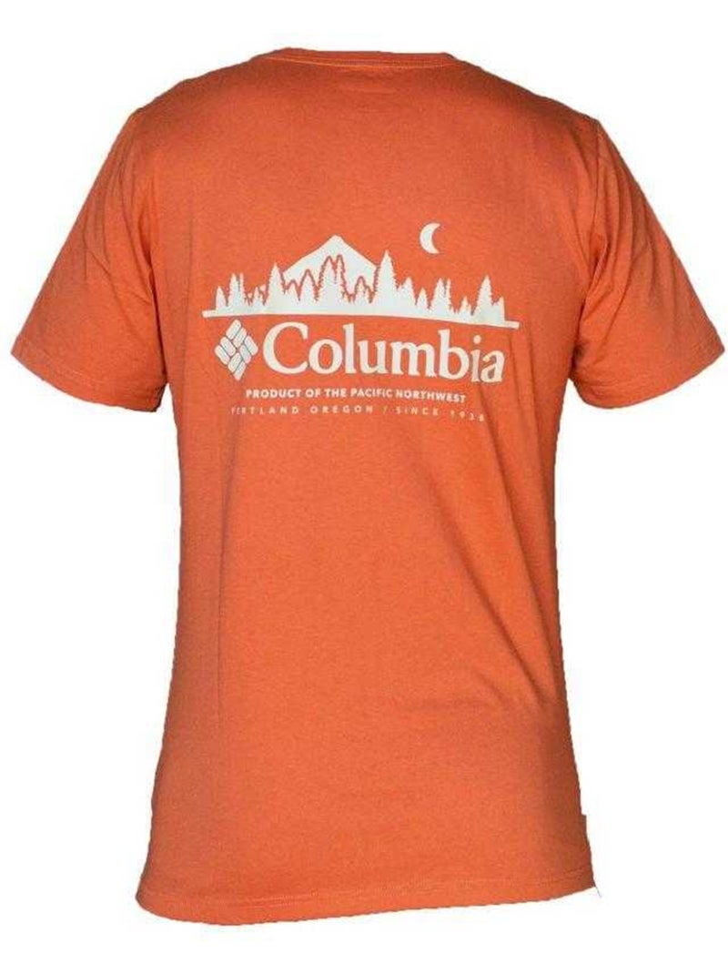 Columbia - T-shirt motif/style imprimé au dos RAPID RIDGE Orange - Kiabi