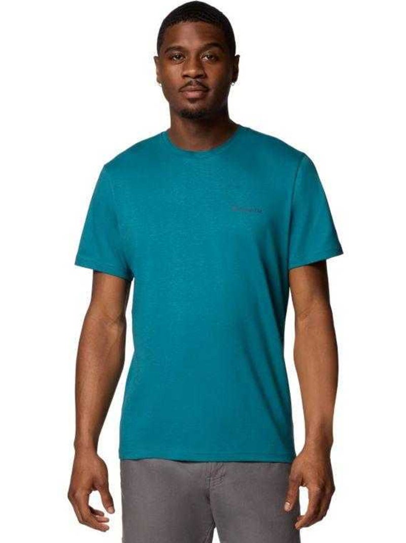 Columbia - T-shirt motif/style imprimé au dos RAPID RIDGE Vert - Kiabi