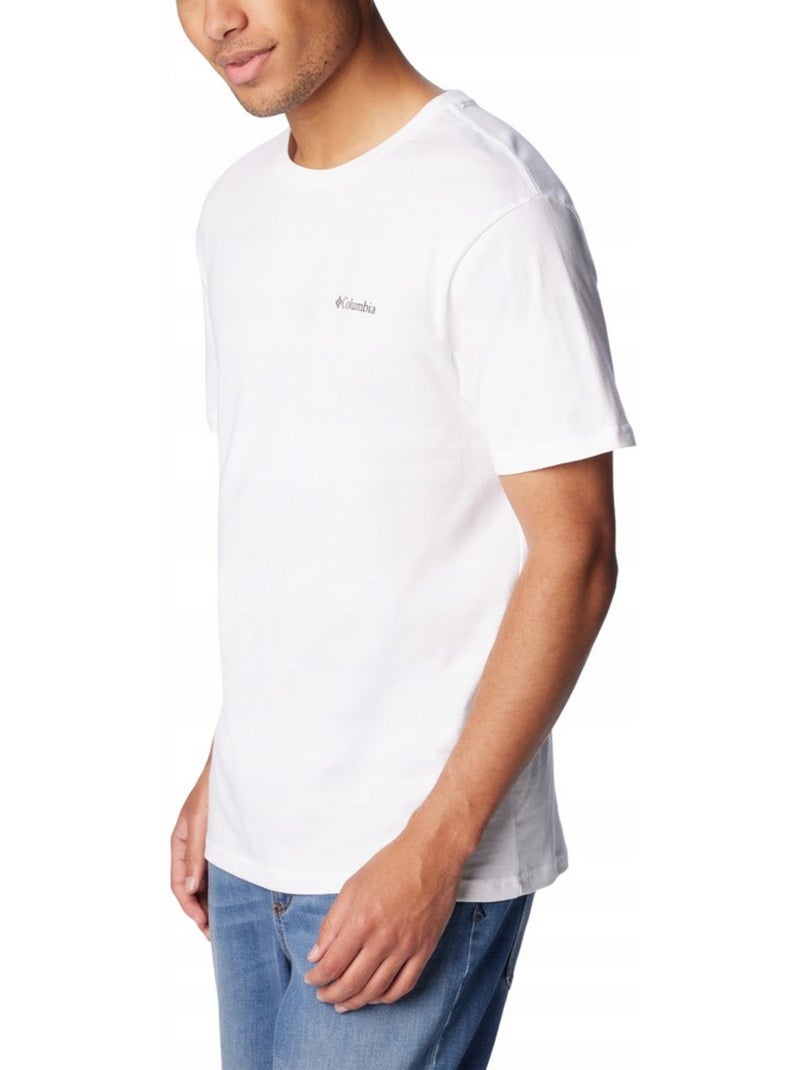Columbia - T-shirt motif/style logo BASIC Blanc - Kiabi