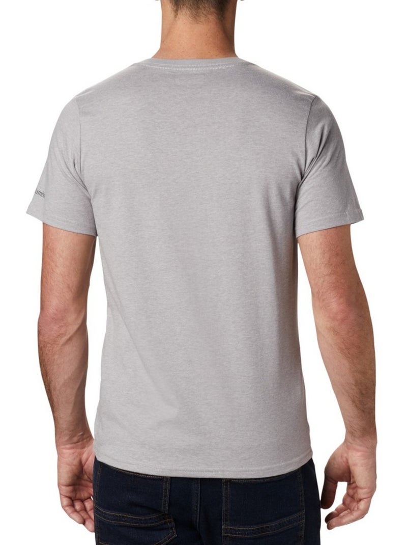 Columbia - T-shirt motif/style logo BASIC Gris - Kiabi