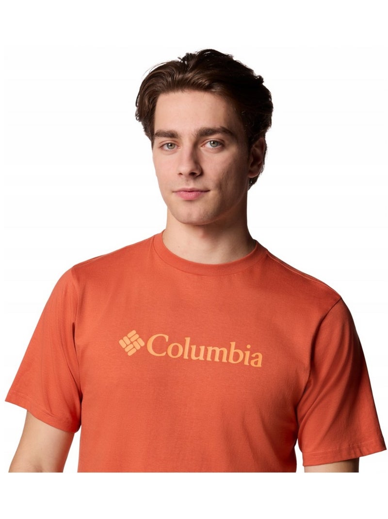 Columbia - T-shirt motif/style logo BASIC Orange - Kiabi