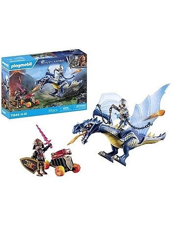 Combattants avec dragons et canon