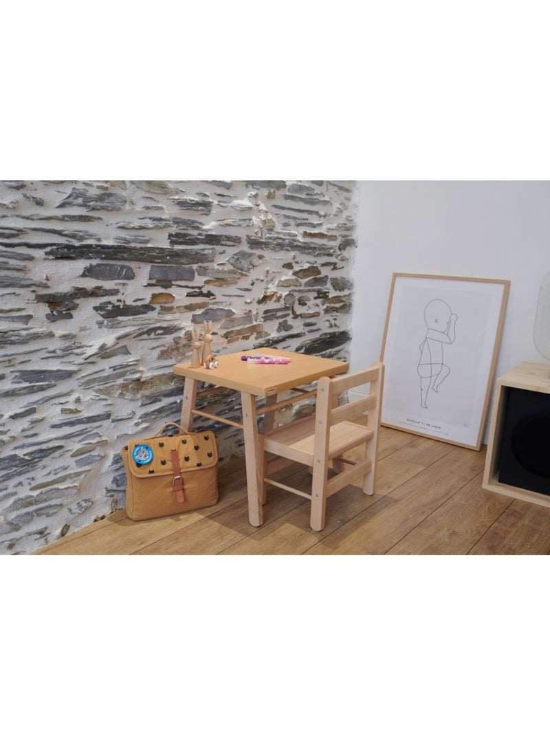 Combelle - Bureau Enfant Gabriel - Bicolore Noir - 50x43x40cm Noir Marron - Kiabi