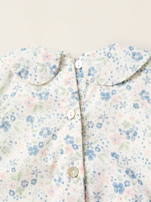 Combi en Coton Floral - Kiabi