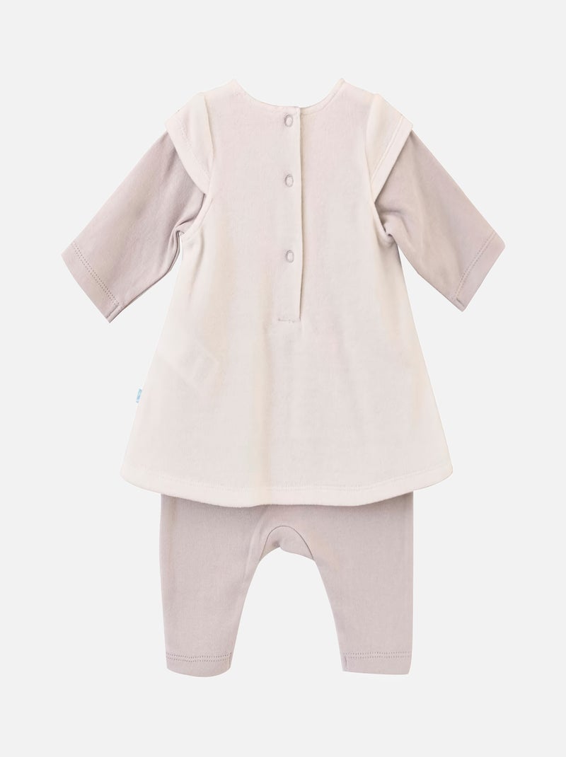 COMBI FILLE CENDRILLLON Beige - Kiabi